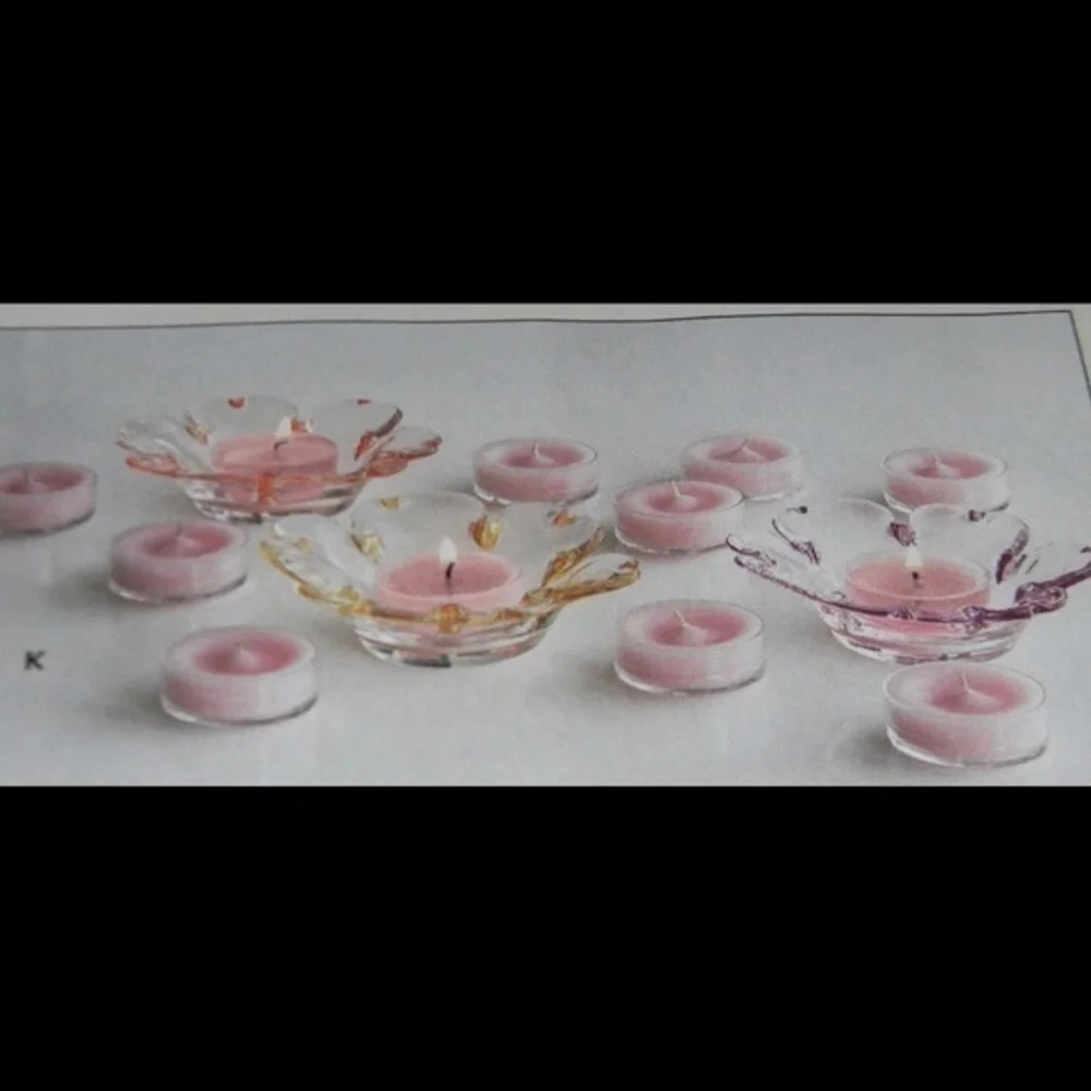 PartyLite garden whimsy tea light trio NIB